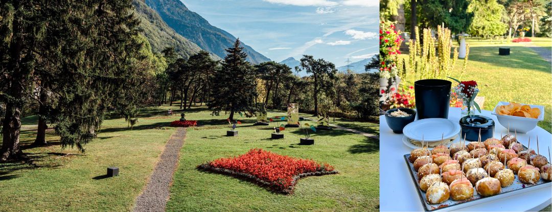 Le parc du Grand Hôtel des Bains